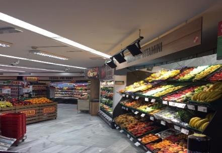 Among the renovated units, the supermarket Lucija in Slovenia stands out in particular, with fresh design, expanded sales area, and