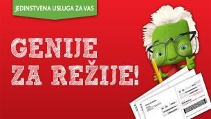 The "Genije za režije" campaign in addition to doing their daily shopping, Idea customers can now pay their monthly bills from the companies SBB, VIP Mobile and Telekom Serbia.