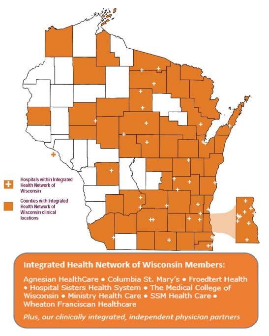counties, allowing patients to receive quality care close to home while maintaining the connection they have established with their local physicians.