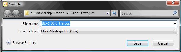 This is useful when learning Order Strategy because you can copy a PreSet Order Strategy and change the ticks, Order Type, Order Strategy Trigger etc.