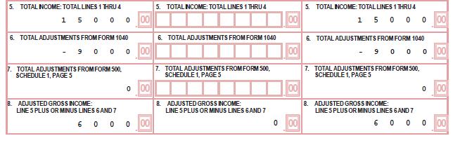 GA Form 500 GA Form 500, Page 8, Schedule 3 (Continued) Line 6 Equals: Federal Form 1040NR EZ, Line 6 ( Treaty Exempt Income) + Federal Form 1040NR EZ, Line 8