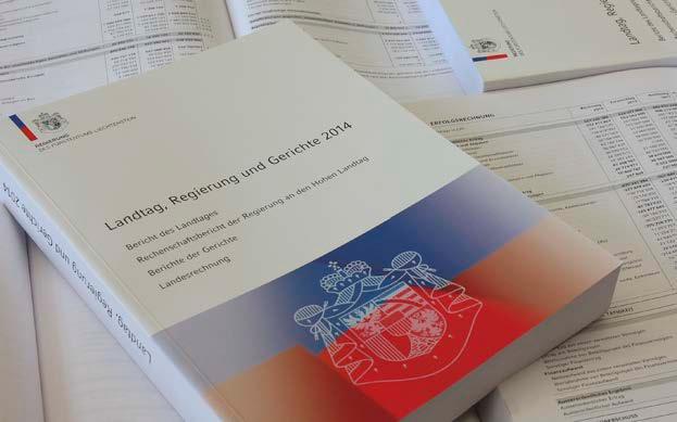 42 Public Finance Liechtenstein s public authority budgets comprise the national budget and the budgets of the eleven municipalities. In 2014, total tax receipts amounted to around CHF 792 million.