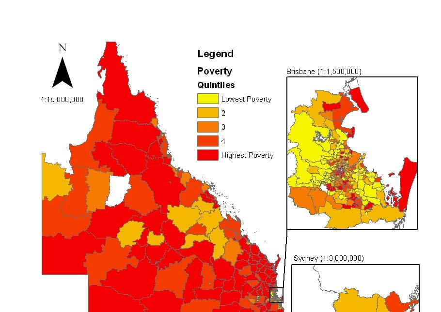 Small area poverty estimates for Australia s eastern seaboard in 2006 9 Figure 1