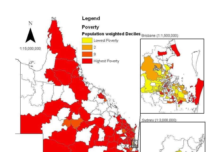 Small area poverty estimates for