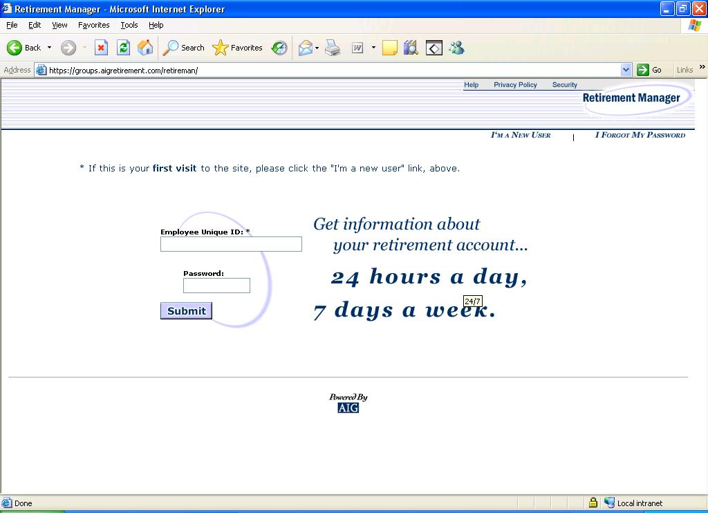 Logging On Page 4 Logging On If you have never used UTRetirement Manager, you will need to establish a password.