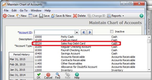 Within the Maintain Chart of Accounts Dialog Box is the Account Established?