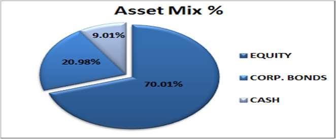 AmMetLife Takaful Balanced Fund October Moderate a) 60% - FTSE Bursa Malaysia Hijrah Syariah Index (or FBMHS ) Equity b) 40% - MayBank Al-Mudharabah (GIA) 12 months- Fixed Income c) Equity Max 70% d)