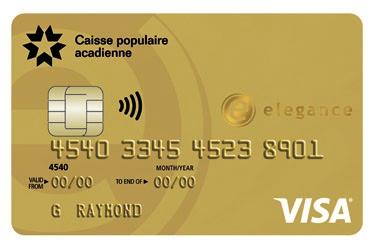 ELEGANCE GOLD ANNUAL FEE $30 1 INTEREST RATE 19.