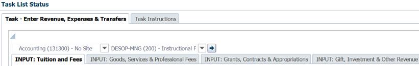 Fees and if you don t need to add any, then simply click on the next input tab: INPUT: Goods, Services & Professional Fees.