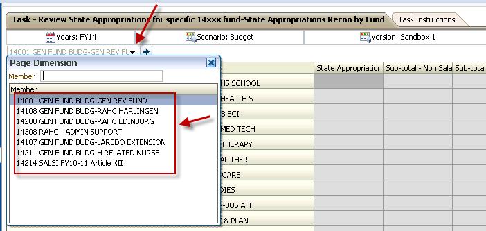 It will show if a department has over/under budgeted based on the assigned state appropriation target.
