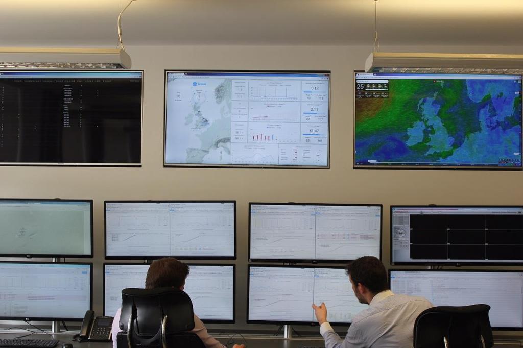 Case Study pro-active asset management Temporis in-house operations centre has been further expanded. Dedicated asset managers act as first response to turbine outages.
