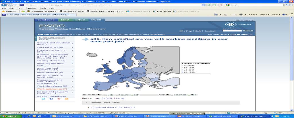 Example of the Survey Map Tool Thank