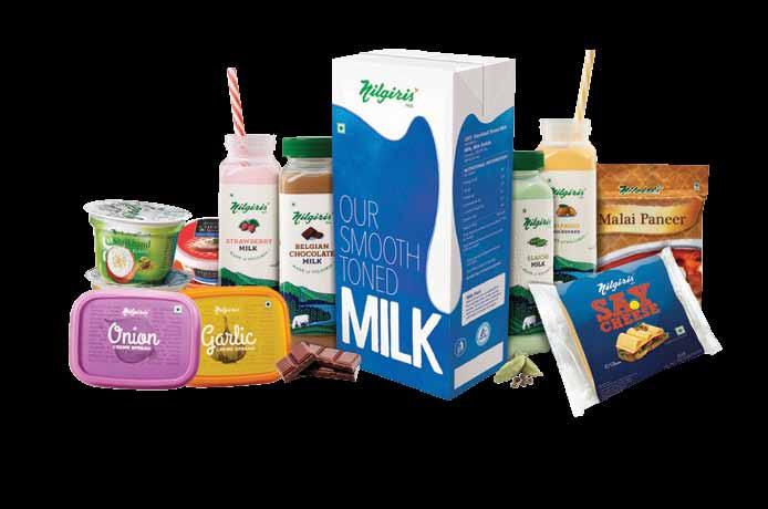 DAIRY The Company has one of the widest portfolio in dairy under Nilgiris and Fresh and Pure.