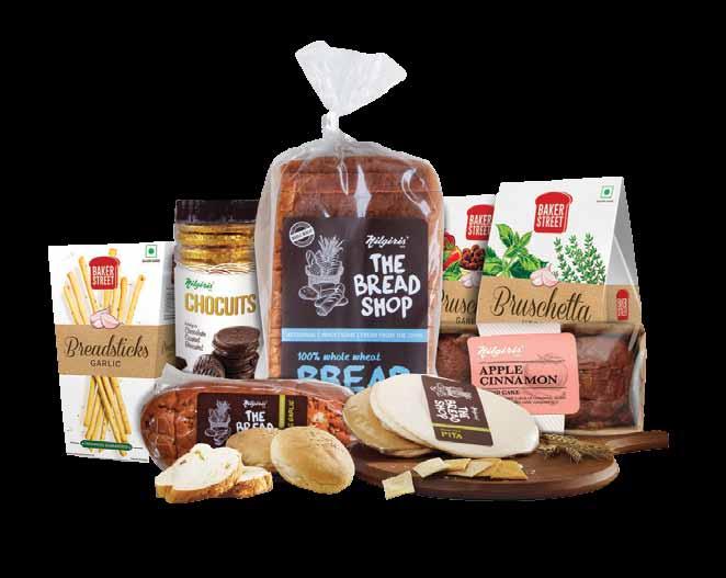 BAKERY The Company s bakery portfolio is constituted of two key brands, Baker Street and Nilgiris. Baker Street offers a range of baked, great tasting snacks.