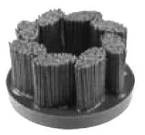 M-BRAD Abrasive Filament Power Brushes Rectangular filament M-BRAD composite disc brushes offer a more aggressive deburring