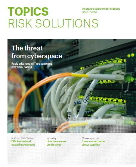 Emerging risks recently analysed Focus topic cyber risks Related publications Dependency on IT