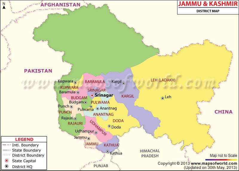 Jammu & Kashmir 3172 GST Assessees Total Rev.- 1127 Cr.
