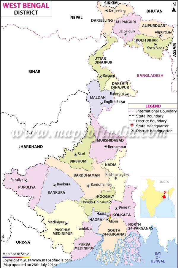 West Bengal, Sikkim & A & N islands 84455 GST Assessees Total Rev.- 23130 Cr.