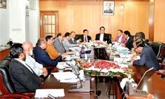 April 2017 Syed M. Altaf Hussain, Chairman of the Company Presiding over the 253rd Board Meeting at the Board Room of the Head Office held on 20th April 2017.