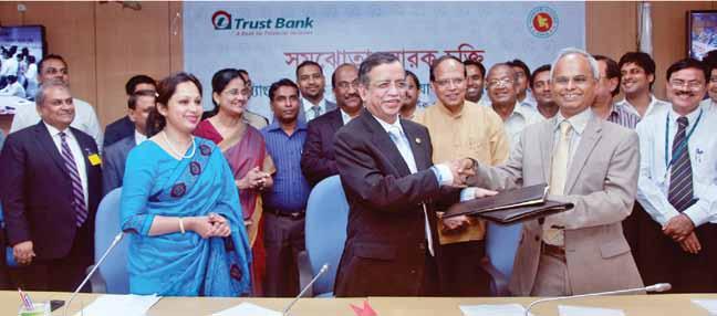 after having received the Green Banking and Environmental Risk Management Guidelines of Bangladesh Bank in 2011. Trust Bank Ltd.