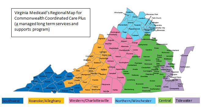 CCC Plus Regions A list of CCC Plus regions by locality is