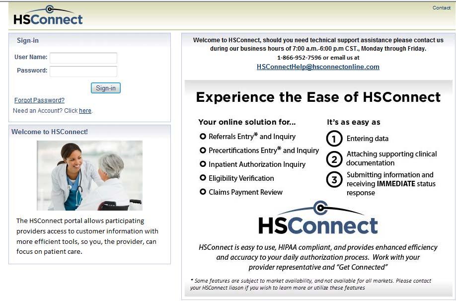 Your online solution for referral entry and inquiry, inpatient authorization inquiry,