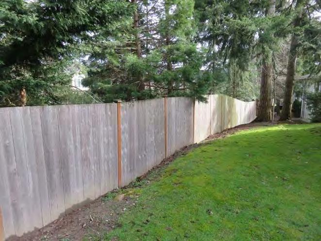 While it is possible that the cost to replace this fence will be split between Villa Marina and the neighboring property to the north.