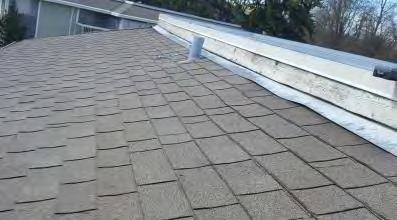 composition roofs to properly ventilate attic air from sloped roof sections. 15.