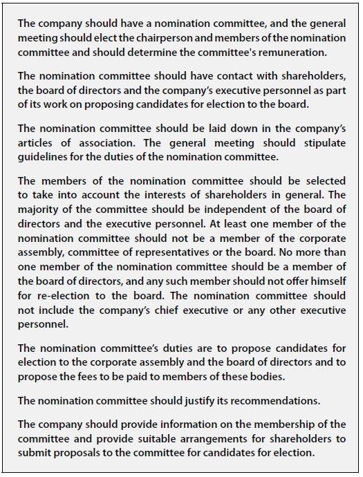 P. 40 Corporate Governance Report Exercising rights The Board takes reasonable steps to ensure that as many shareholders as possible can are an effective forum for the views of shareholders and the