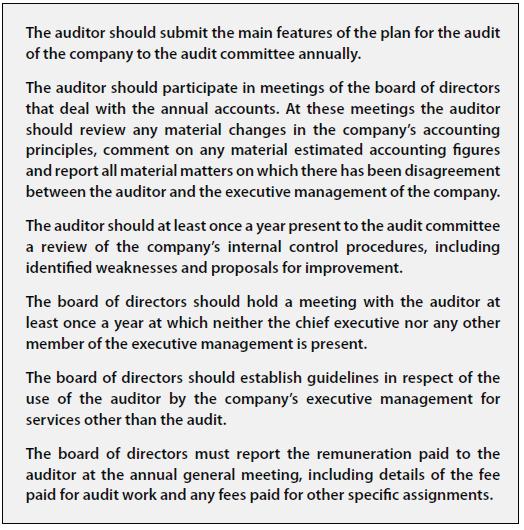 P. 54 Corporate Governance Report to form a view on the offer. No take overs have happened after the implementation of the current corporate governance policy.