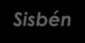 Sisbén New SISBEN Information system designed to identify potential households beneficiaries for social programs, and be used by local authorities and implementers of social policy on the national
