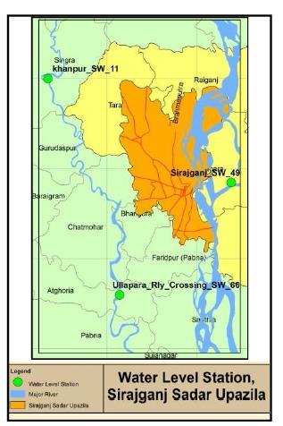 Landuse map of Sirajganj