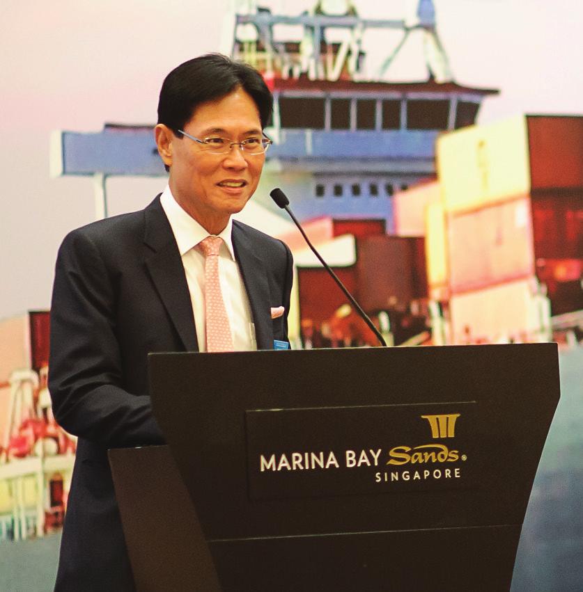 sustainability, according to Mr. Mick Aw, Senior Partner of Moore Stephens LLP, Singapore. Speaking at the Singapore Shipping Seminar, jointly organised by Moore Stephens LLP and BNP Paribas, Mr.