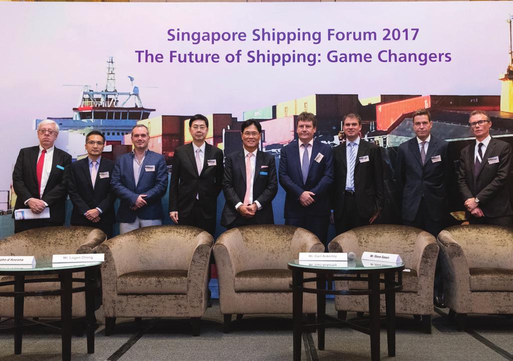 Singapore Shipping Forum 2017 (From left to right) Mr.