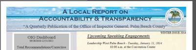 INSPECTOR GENERAL INITIATIVES & OUTREACH