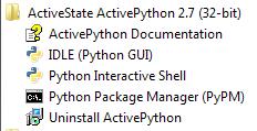 Chapter 7 To launch Python, navigate to All Programs ActivateStateActive Python, and then click on IDLE (Python GUI).
