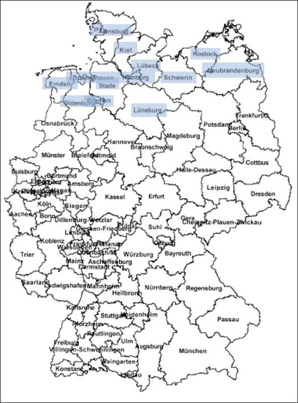 I. Association of North German CCIs IHK Nord Association of North German CCIs comprising 13 Northern German CCIs from 5 North German Federal States ( Länder )