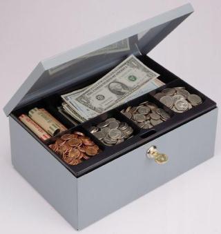 CHANGE FUNDS/CASH BOX Cash box must be returned to Fiscal Services immediately after the event.