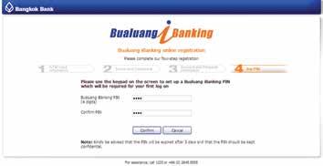 4. Set up your personal Bualuang ibanking