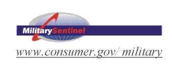 incidence of identity theft. Information in the Clearinghouse is available to law enforcement members via Consumer Sentinel, the secured, password-protected government Web site.