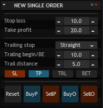 StereoTrader supports this normal type of order too, but provides the same informations and transparency as with virtual orders, such as the Pool.