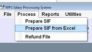 Prepare SIF file from Excel You can create SIF file from your excel salary sheet.