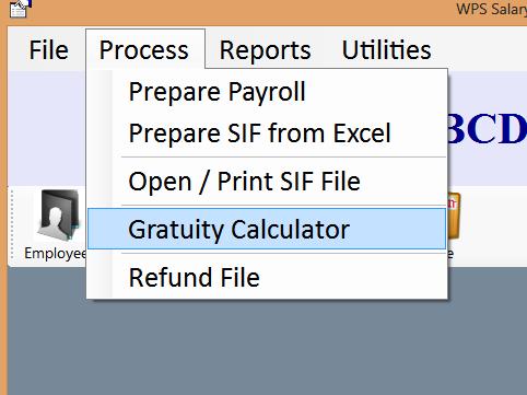 Gratuity Calculator Open menu as shown under, Input