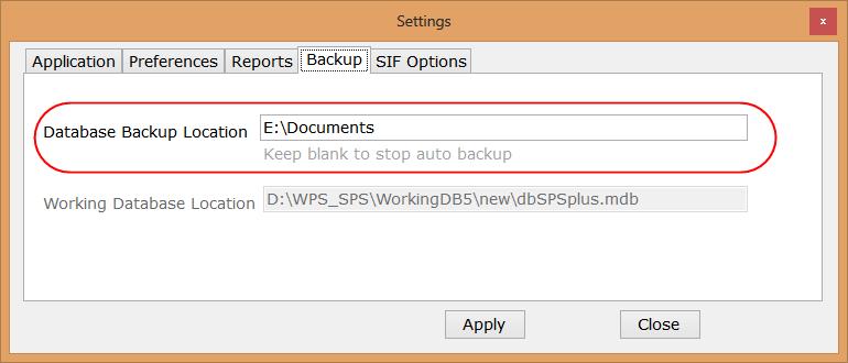 Database Backup Periodically make copies of the database file on some external drive to avoid loss of data in case if you have some problem in