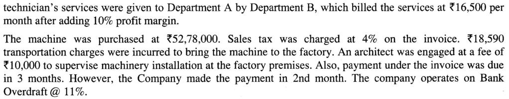114) M/s. Umang Ltd. sold goods through its agent. As per terms of sales, consideration is payable within one month. In the event of delay in payment, interest is chargeable @ 12% p.a. from the agent.