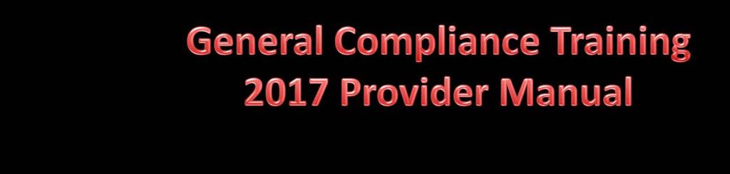2017 Compliance