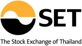 SET News 15/2015 Feb 9, 2015 Thai bourse market report for January 2015 Bangkok, February 9, 2015 The Stock Exchange of Thailand (SET) main index ended January at 1,581.25 points, up 5.