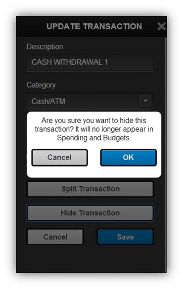 plicate this will take you to the Update Transaction page. c. Click the button titled Hide Transaction. d.