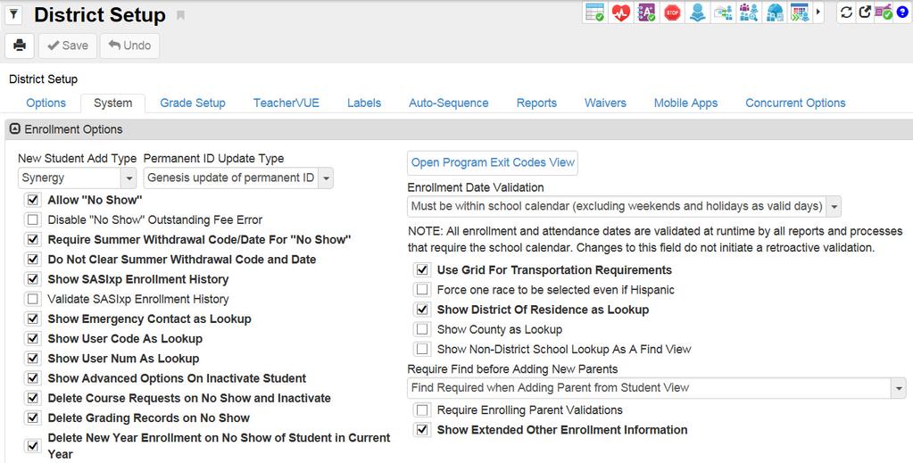 Fees - Standard Mode Guide Chapter 1: Overview & Setting Up Fees 11 Disable fee check during No Show process When a student does not attend school (a no-show), withdraw them using the No Show process.