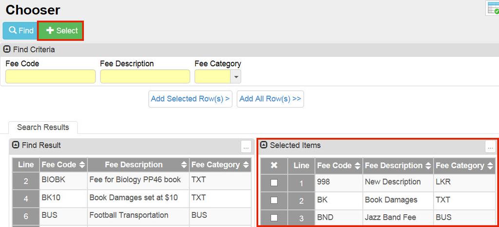 30 Fees - Standard Mode Guide Chapter 2: Assigning Fees 2. Select either to Assign Fees or Un-Assign Fees in the Action field. 3. Set the Transaction Date.